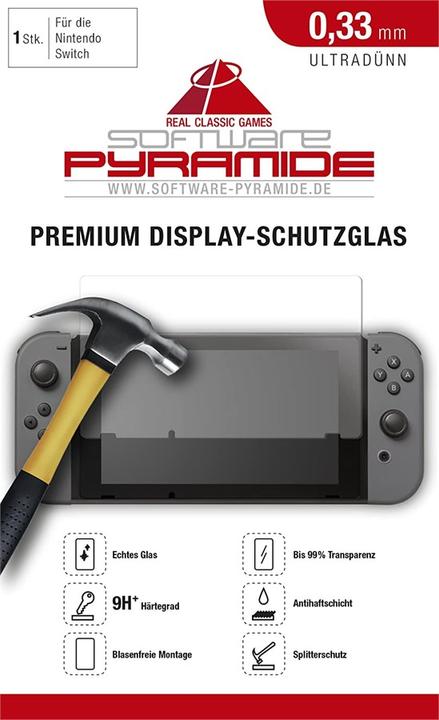 Actual product image Pyramide Premium display protection glass for Nintendo Switch (Switch)