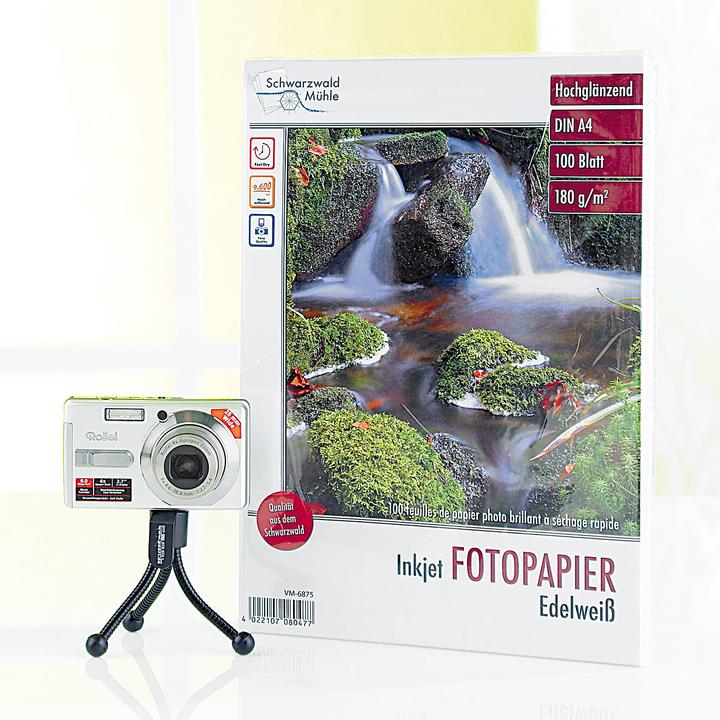 Produktbild Schwarzwald Mühle Hochglanz-Fotopapier "Edelweiss" (180 g/m², A4, 100 x)