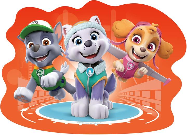 Actual product image Ravensburger 4 in 1 Shaped Puzzles - Paw Patrol (10 pieces)