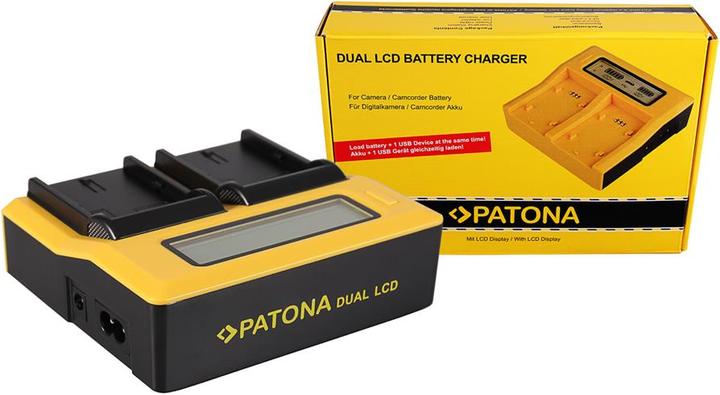 Immagine prodotto Patona Doppio LCD Canon LP-E6 (Caricabatterie per fotocamere)