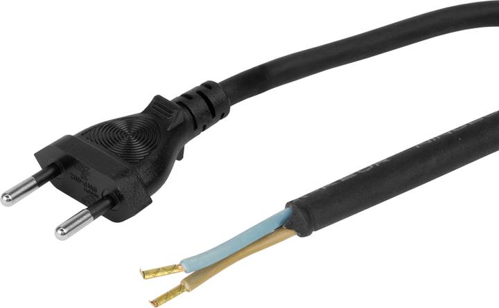 Actual product image Steffen Anschlusskabel Gdv 2x1mm2 5m T11 sw (5 m)