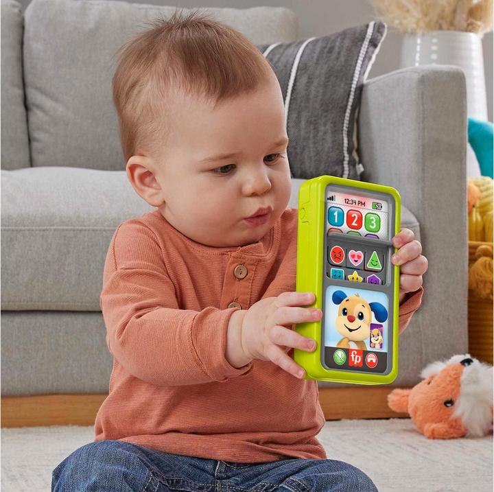 Produktbild Fisher-Price 2-in-1 Slide to Learn Smartphone (DU, F, D, I, QE) (Deutsch, Französisch, Englisch, Italienisch)