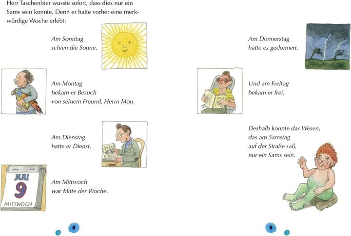 Productafbeelding Das Sams und der blaue Drache (Duits, Paul Maar, 2020)