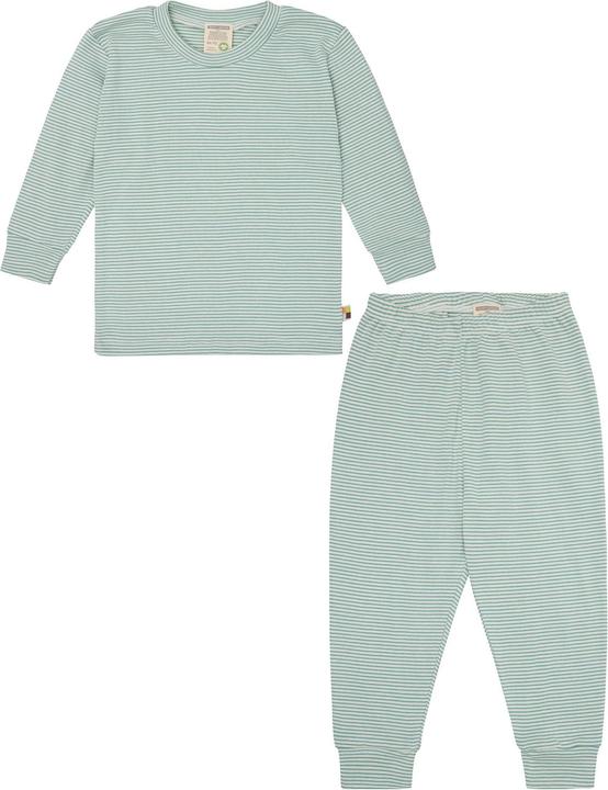 Image du produit loud + proud Pyjama à rayures en fines côtes (110)