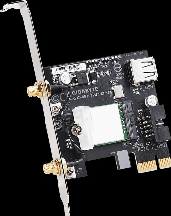 Actual product image Gigabyte GC-WB1733D-I (Mini PCI Express)
