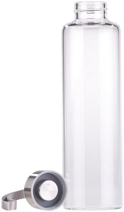 Immagine prodotto Pearl Set di 2 bottiglie di vetro borosilicato per bere (0.55 l)