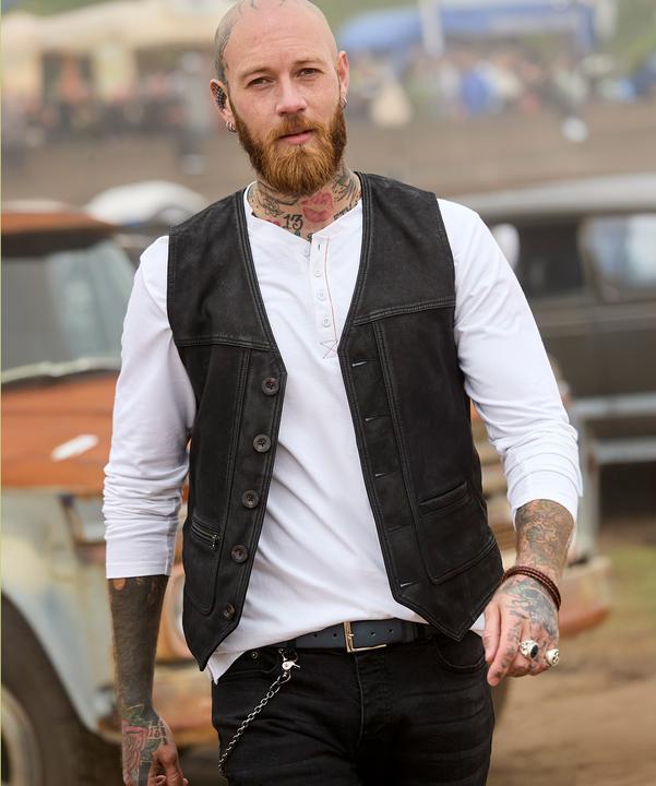 Produktbild Joe Browns Suede Biker Waistcoat (L)