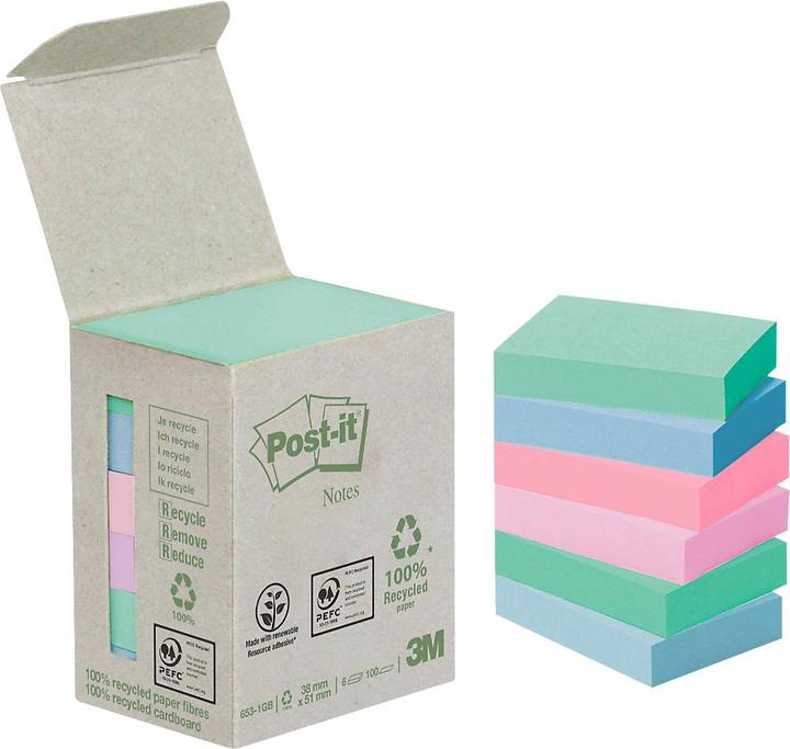 Actual product image Post-it Recycling (51 x 38 mm)