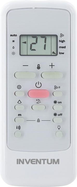 Actual product image Inventum AC127WSET - Mobiele airco - 3-in-1 functie - 8,8 m groot bereik - Wit (12000 BTU/h)