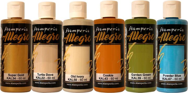 Produktbild Stamperia Allegro Acrylic "Fortune", 60ml, 6 St. (Multi, 60 ml)