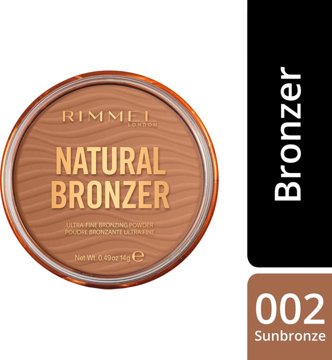 Produktbild Rimmel London RIMMEL Natural Bronzer Gesicht Bronzer 002 Sunbronze 14g (002 Sunbronze, Bronzer, 14 g)