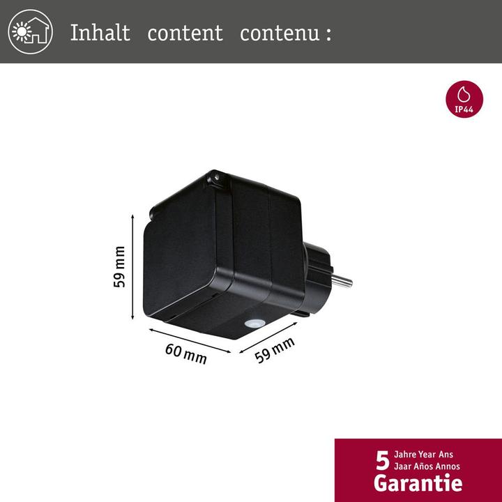 Actual product image Paulmann Smart Plug Outdoor adapter plug