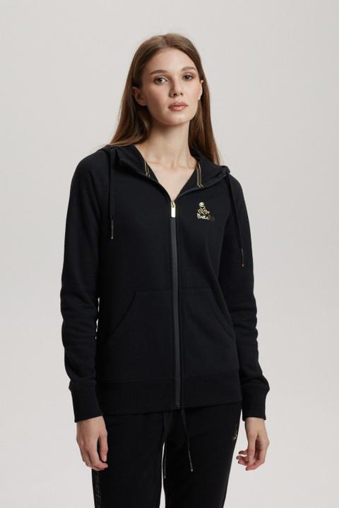 Dakar HOODY DKR 23 W ZIP VIP 29 BLK
