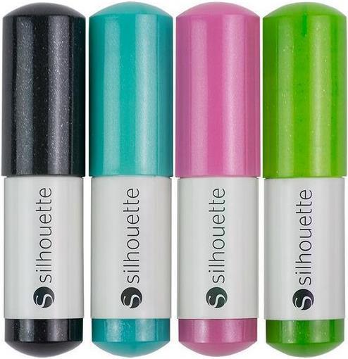 Actual product image Silhouette Glitter Sketch Pen Pack