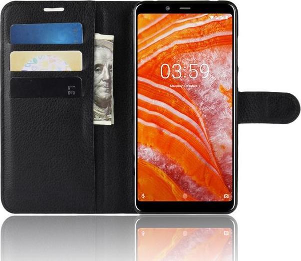 Immagine prodotto MU Classic Serie di copertine per libri in pelle Litchi (Nokia 3.1 Plus)