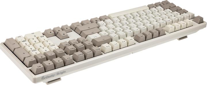 Actual product image Ducky Origin Vintage Gaming Keyboard, Cherry MX-Speed-Silver (US) (US, Cable)