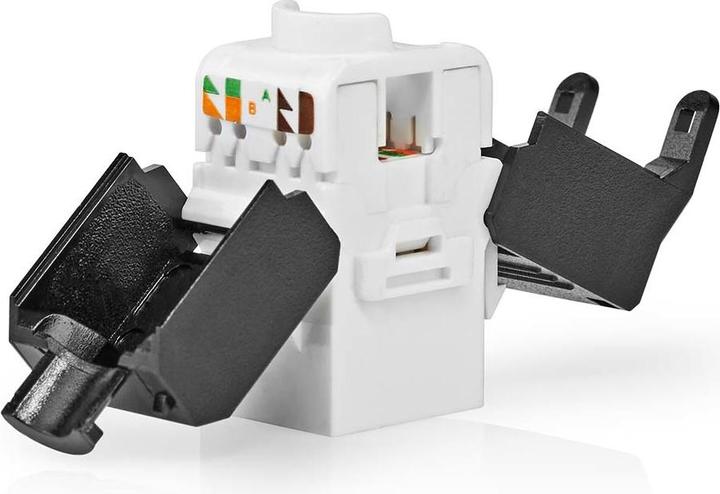 Produktbild Nedis Keystone | CAT6a | RJ45 Buchse | U/UTP | ABS | Box (U/UTP, CAT6a, 0.04 m)