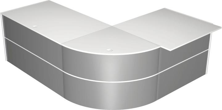 Image du produit Kerkmann Comptoir d'accueil Padua argent/blanc