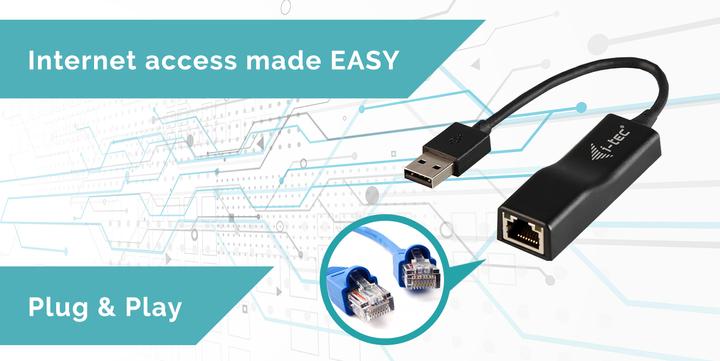Produktbild i-tec USB 2.0 zu (USB, RJ45 (1x))