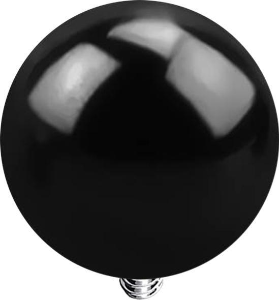 Produktbild Star Piercing Dermal Anchor Kugel schwarz (ohne Messing, Chirurgenstahl 316L)
