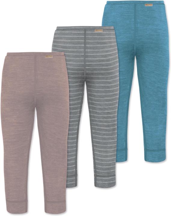 Produktbild Normani 3er Pack Baby Merino Hose Unterhose „Tihoi" - 9509 (74)