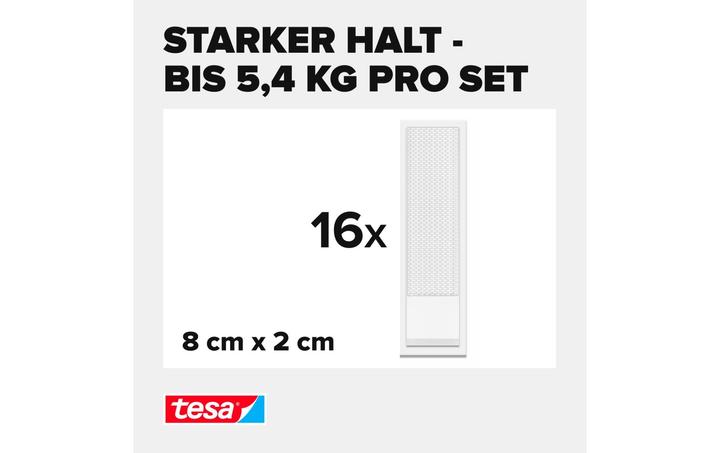 Actual product image tesa Powerstrips Velcro adhesive pads (5.40 kg)