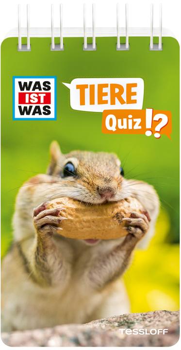 Productafbeelding Tessloff WAS IST WAS Quiz Tiere (Duits, Tessloff Verlag Ragnar Tessloff GmbH & Co.KG, 2022)