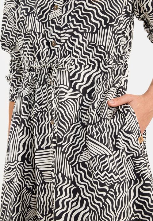 Produktbild Camel Active Langes Hemdblusenkleid mit Allover-Print (S)