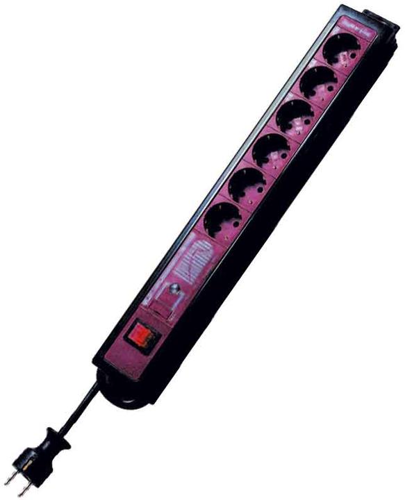 Actual product image REV Supra-Line surge protection (6 x, CEE 7/3, 3 m)
