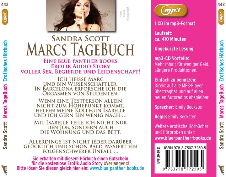 Immagine prodotto Scott:Marcs TageBuch Erotik Audio Sto (Sandra Scott)