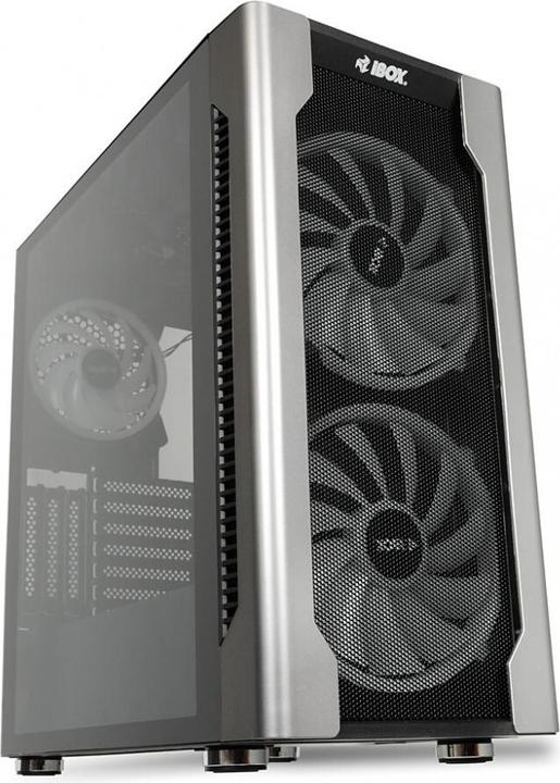 Actual product image iBox Enclosure I-Box Chiron Zh68 Gaming (Mini-ITX, mATX, ATX)