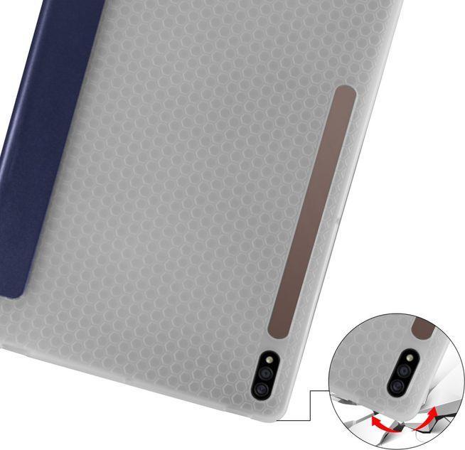 Produktbild MU Classic Dreifach faltbare Hülle mit Stylus Halterung (Galaxy Tab S7+)