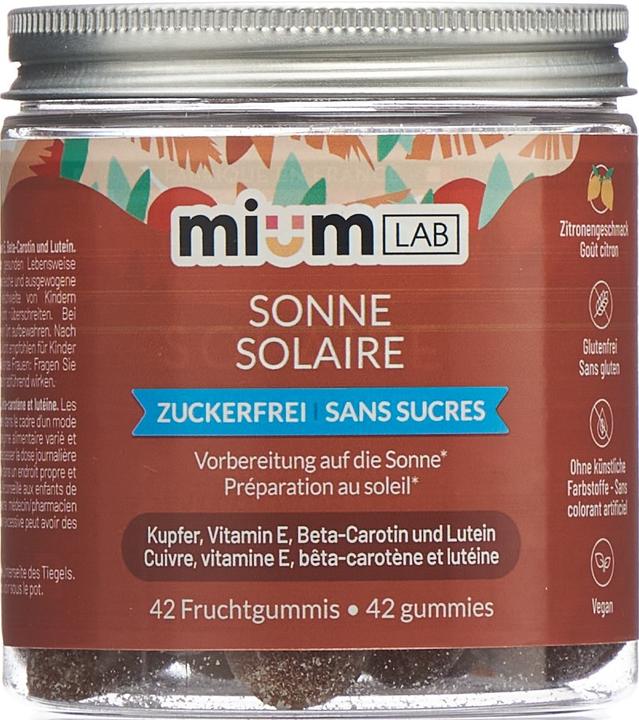 Actual product image Mium Lab Vitamingummis Sonne (42 Piece, Gummies, 150 g)