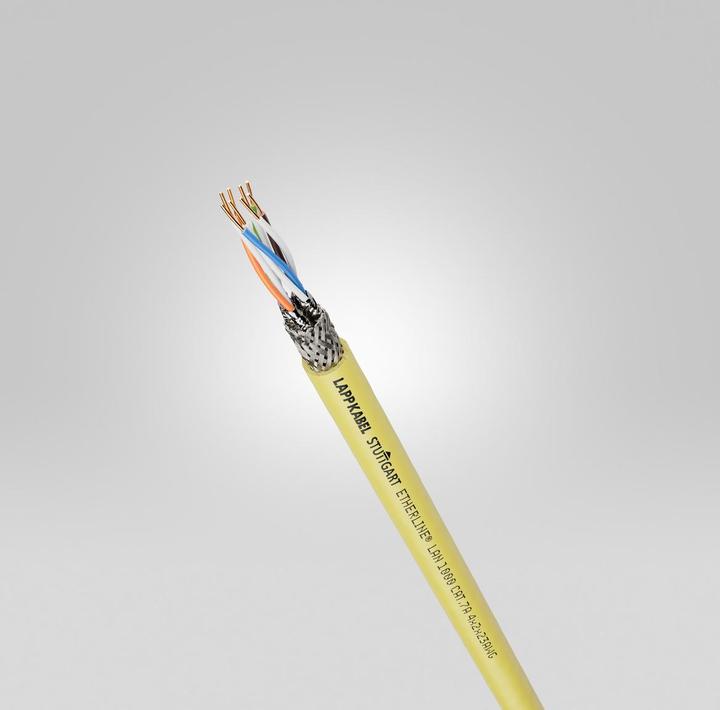 Produktbild Lapp 10 Meter 2170971 ETHERLINE LAN 1000 Cat.7A 4x2x23 AWG LSZH 1000 MHz I LABS-frei I EMV Abschirmu (UTP, CAT7, 10 m)
