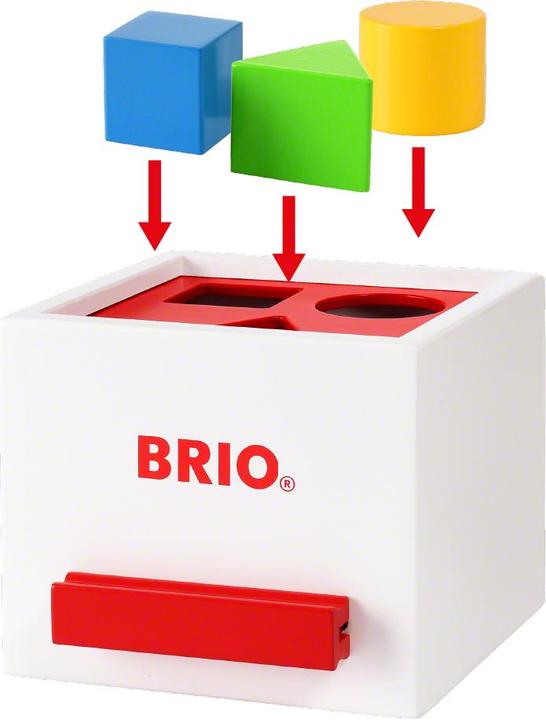 Actual product image Brio Sorting box white