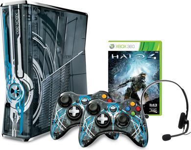 Produktbild Microsoft Xbox 360, 320GB, Halo 4 Design -D-