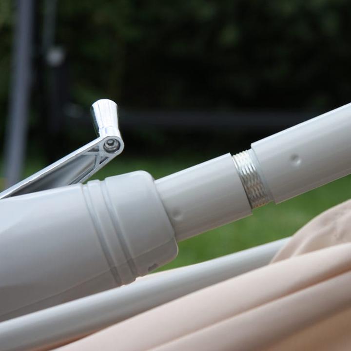 Produktbild Swisshandel24 Sonnenschirm, Gartenschirm, 2x3m rechteckig neigbar, Polyester/Alu 4,5kg - anthrazit (1.92 m)