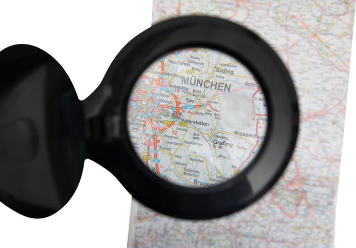 Actual product image Maul LED magnifier lamp MAULiris, dimmable, 470 lumen, 7 W, black (470 lm)