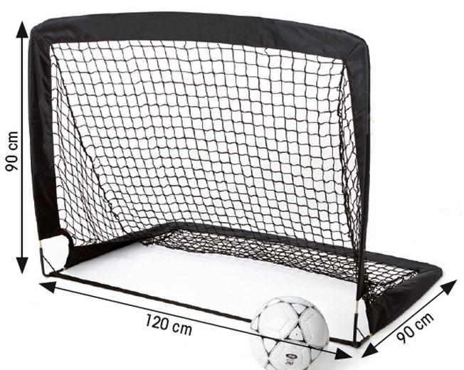 Image du produit Tremblay But de football pliant 120x90x90 noir