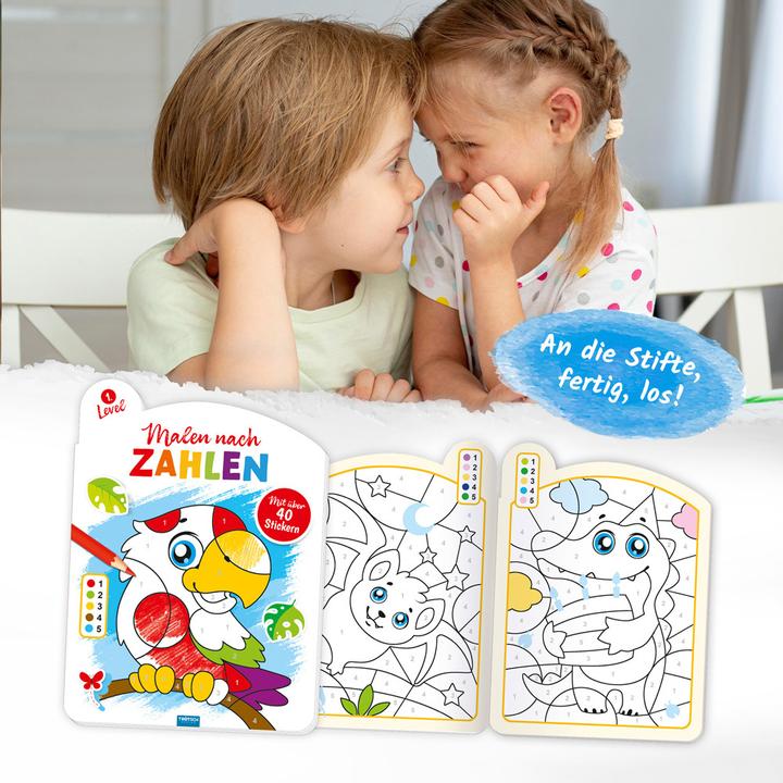 Produktbild Malen nach Zahlen 1. Level Malbuch