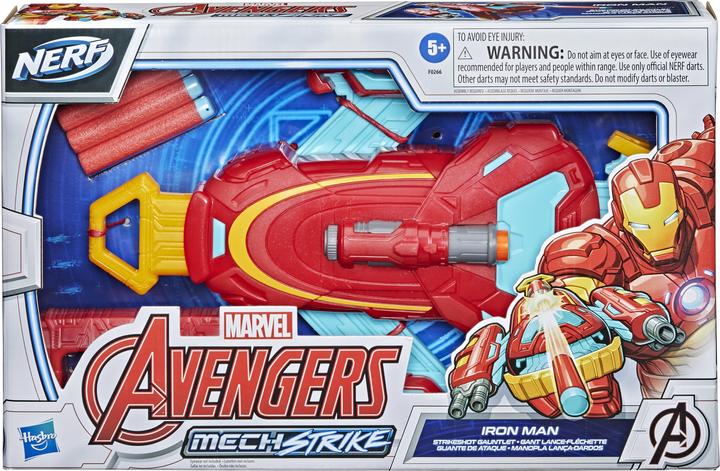 Image du produit Nerf Avengers - Mech Strike Iron Man - Strikeshot Gauntlet (F0266)