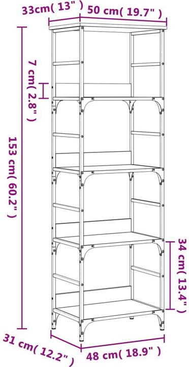 Produktbild VidaXL Ford (50 x 33 x 153 cm)