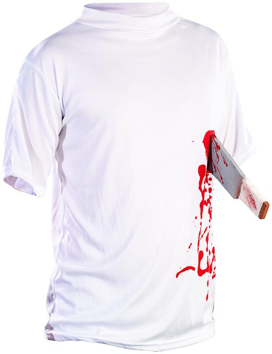 Image du produit Infactory T-shirt Halloween machette dans la poitrine (M)