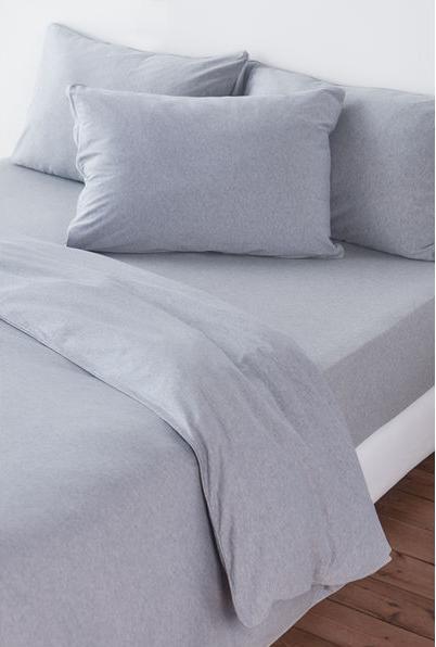 Immagine prodotto Living Home Maglia melange Uni (Set di biancheria da letto, 160 x 210 cm, 65 x 100 cm)