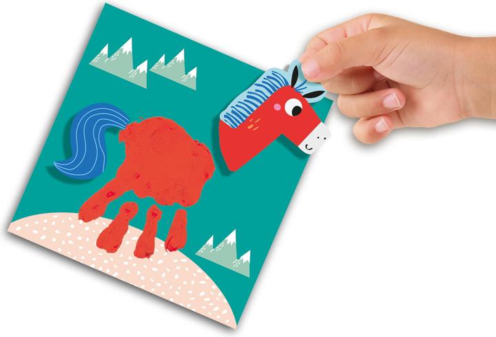 Actual product image Ses My First - finger paint handprint animals