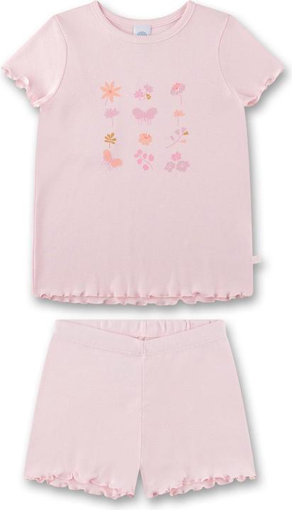 Sanetta Schlafanzug kurz Blümchen und Schmetterlingen