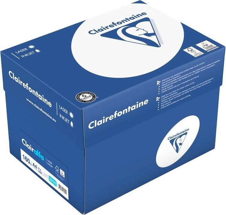 Productafbeelding Clairefontaine Clairalfa (160 g/m², 250 x, A4)