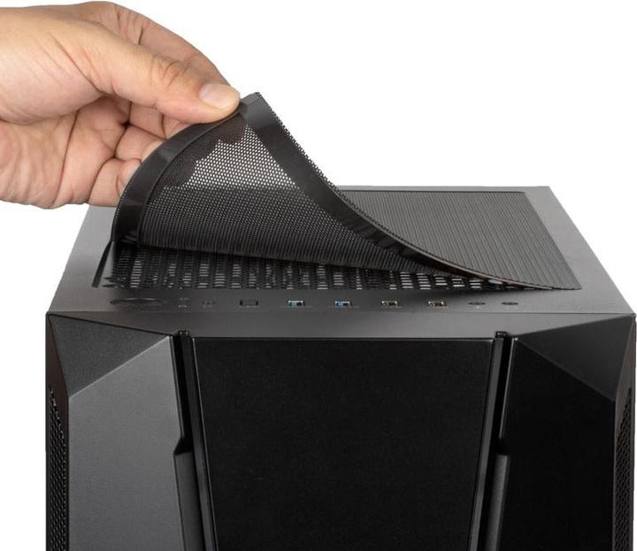 Immagine prodotto Silverstone Case Fara V1M Pro Micro-ATX, ARGB, vetro temperato (mATX, Mini-ITX)