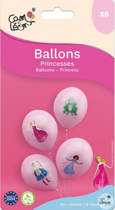 Actual product image P'tit Clown Balloons Disney Princess