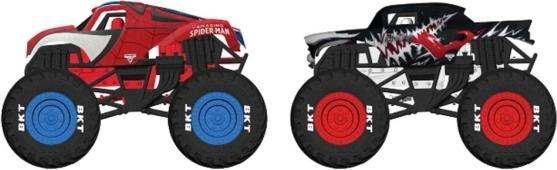 Monster Jam - 1:64 - 2-Pack - Marvel - Spiderman V